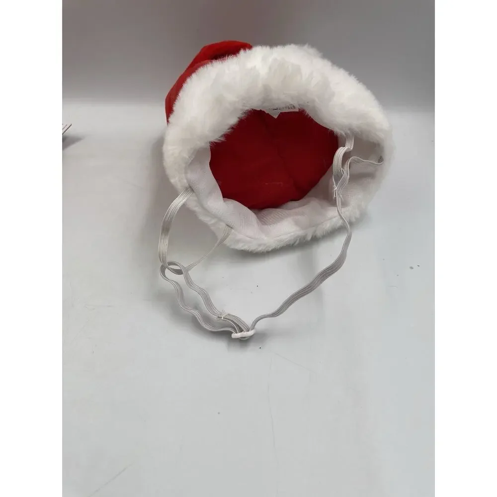 Merry Makings At Petco Christmas Dog Santa Hat L/XL Head Wear